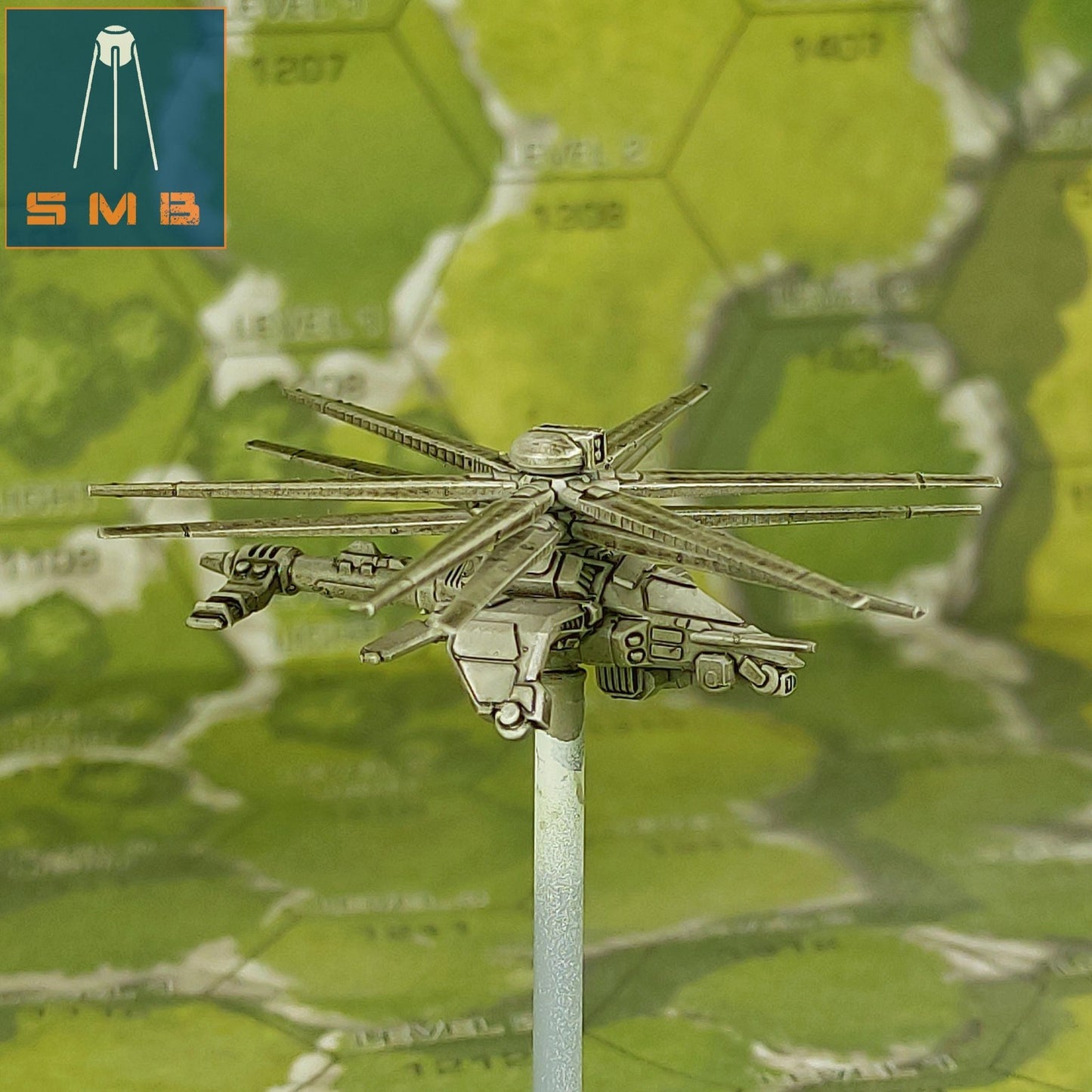 Donarchik Helicopter Rotary Wing Aero Helicopter | 1:265 | 285 | 6mm Battletech Scale |