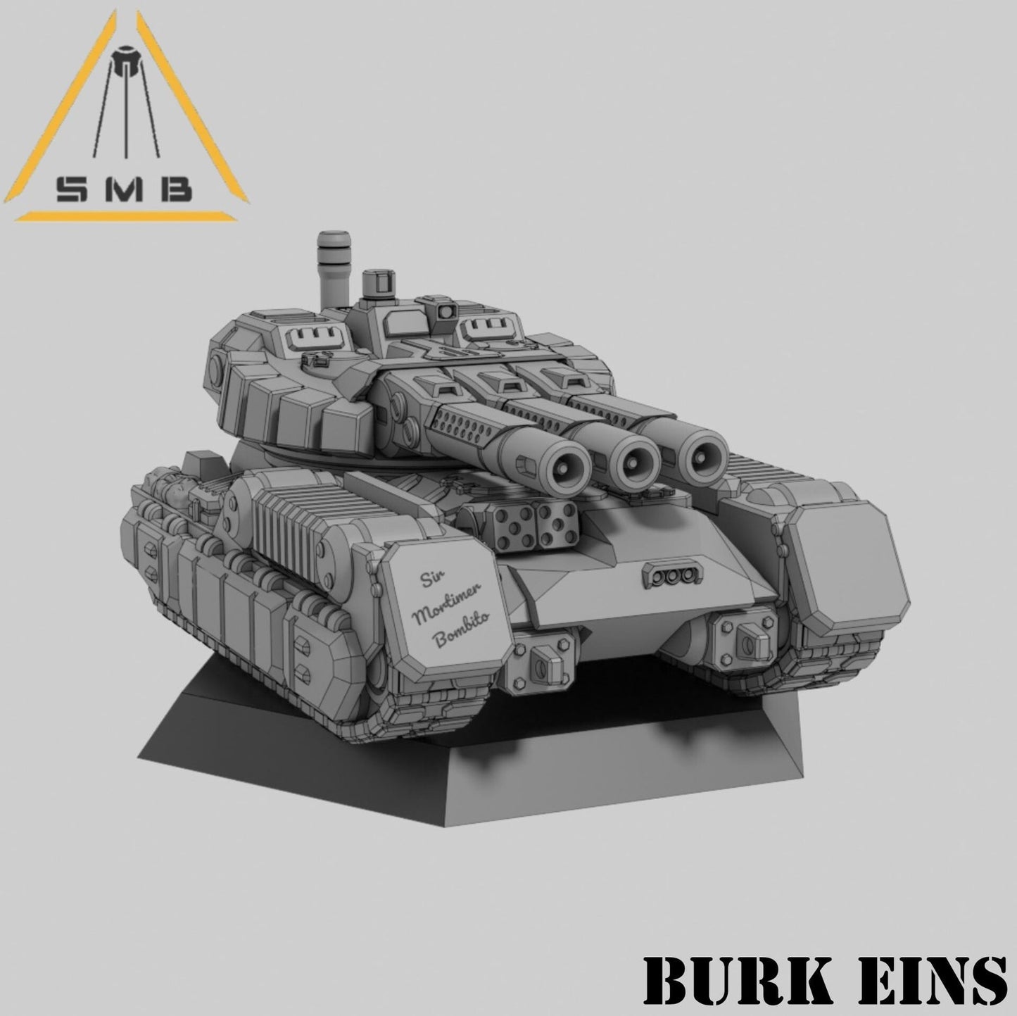 Burk Eins Heavy Tank | 1:265 | 285 | 6mm Battletech Scale | Sir Mortimer