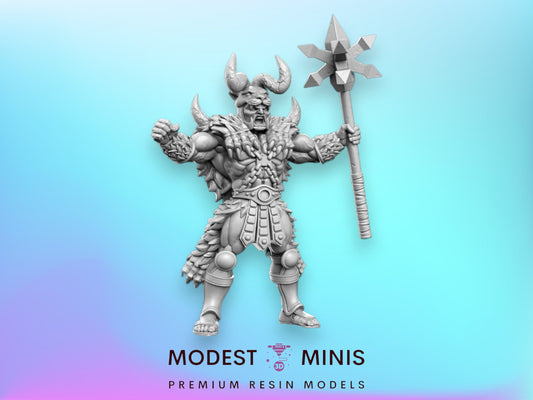 Crack Berserker - 32mm Scale DnD Miniature | Dungeons and Dragons | JRPG Mini - RN Estudio
