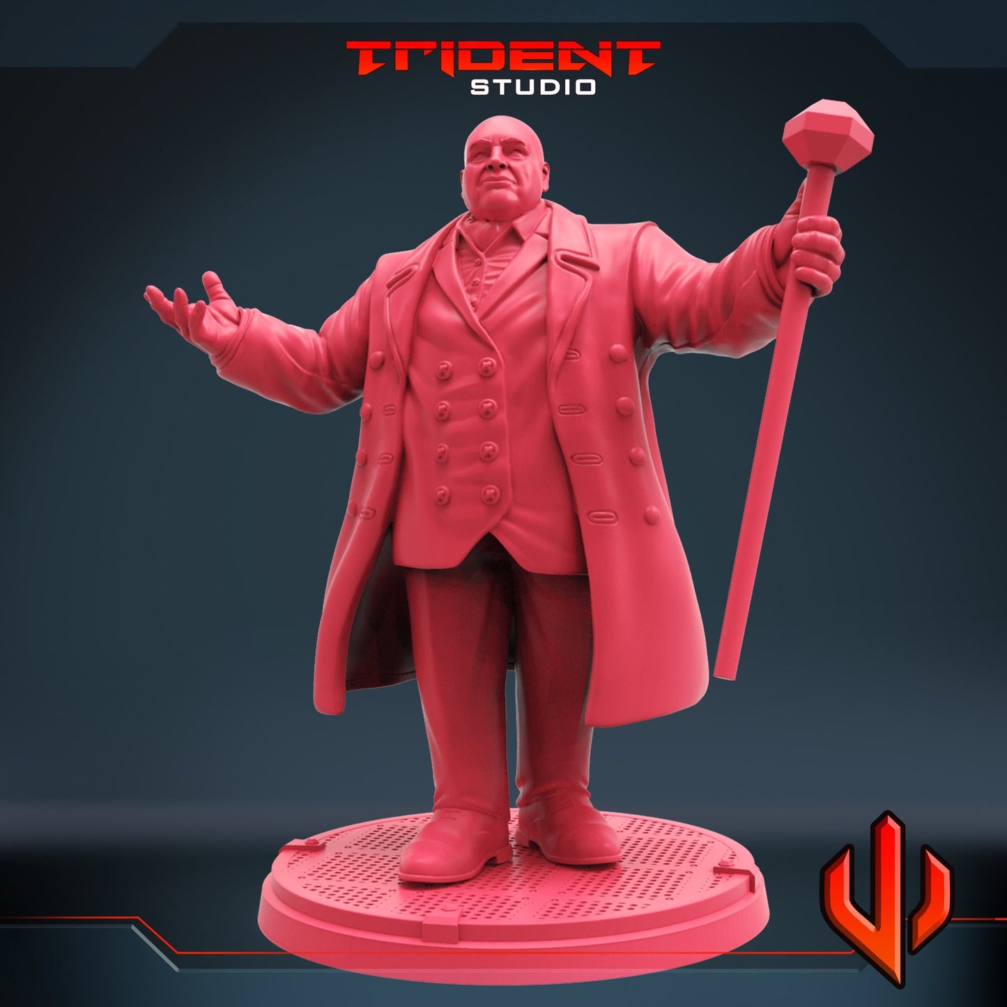 Big Boss B - 40mm  Miniature | Crisis Protocol Proxy | Trident