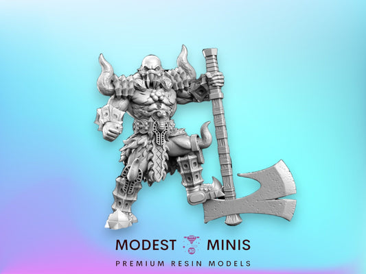 Ostorath Hulking Axeman - 32mm Scale DnD Miniature | Dungeons and Dragons | JRPG Mini - RN Estudio