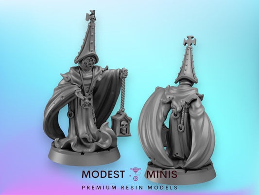 Dark Priest | 28mm - 75mm Scale DnD Frostgrave Fantasy Mini | Vae Victis