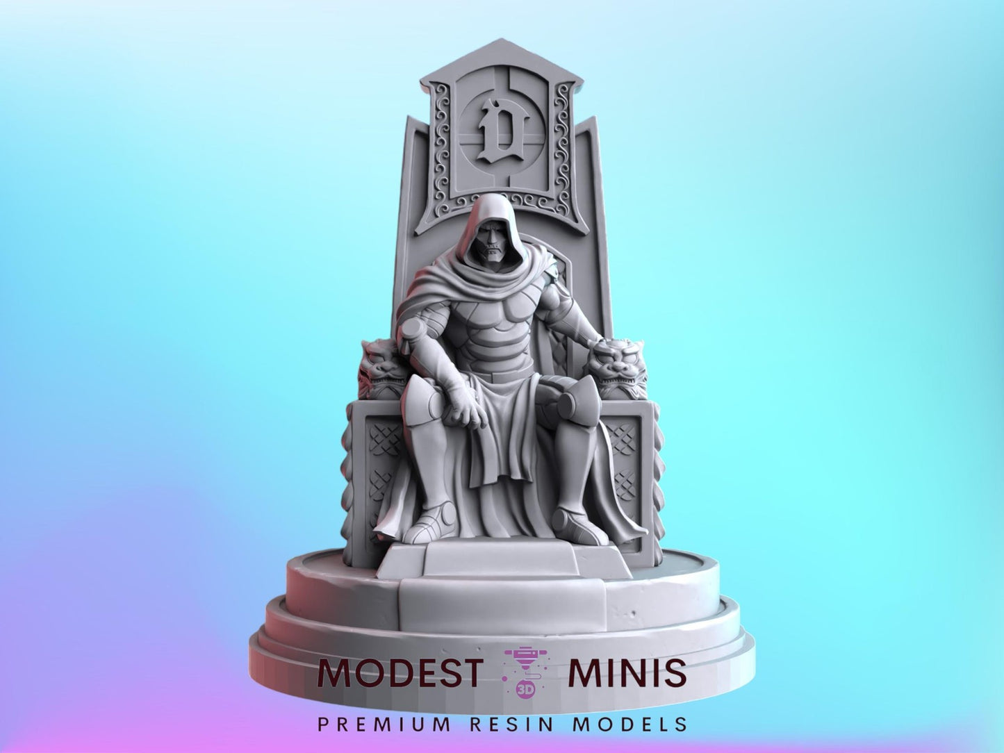 Galactic God King Doom - 32mm - 40mm Mini | DnD Mini | Superhero | C27
