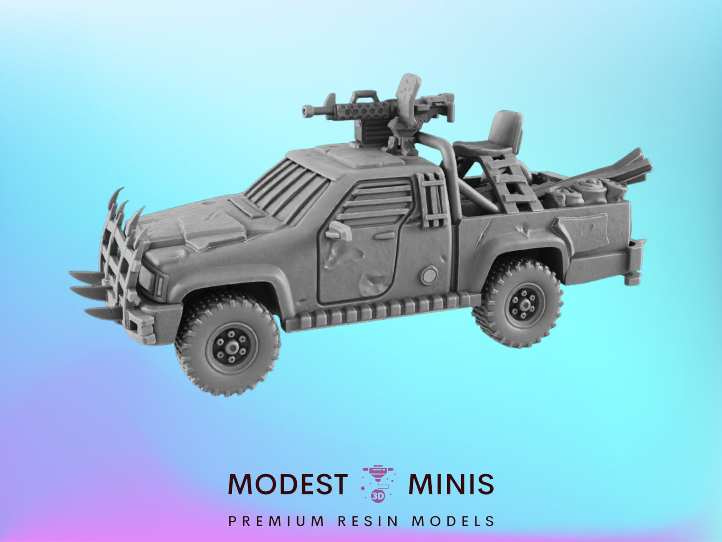 EC3D Badlands Truck | 28mm - 54mm Scale | Survivor Terrain | Fantasy Scatter | Sci Fi Terrain | EC3D Badlands