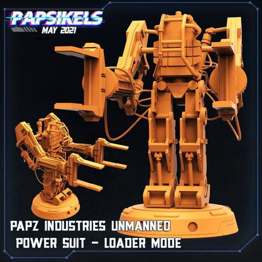 Unmanned Power Suit - 32mm Scale Alien Miniature | RPG | Sci fi | Cyberpunk | Role Playing | DnD | Papsikel