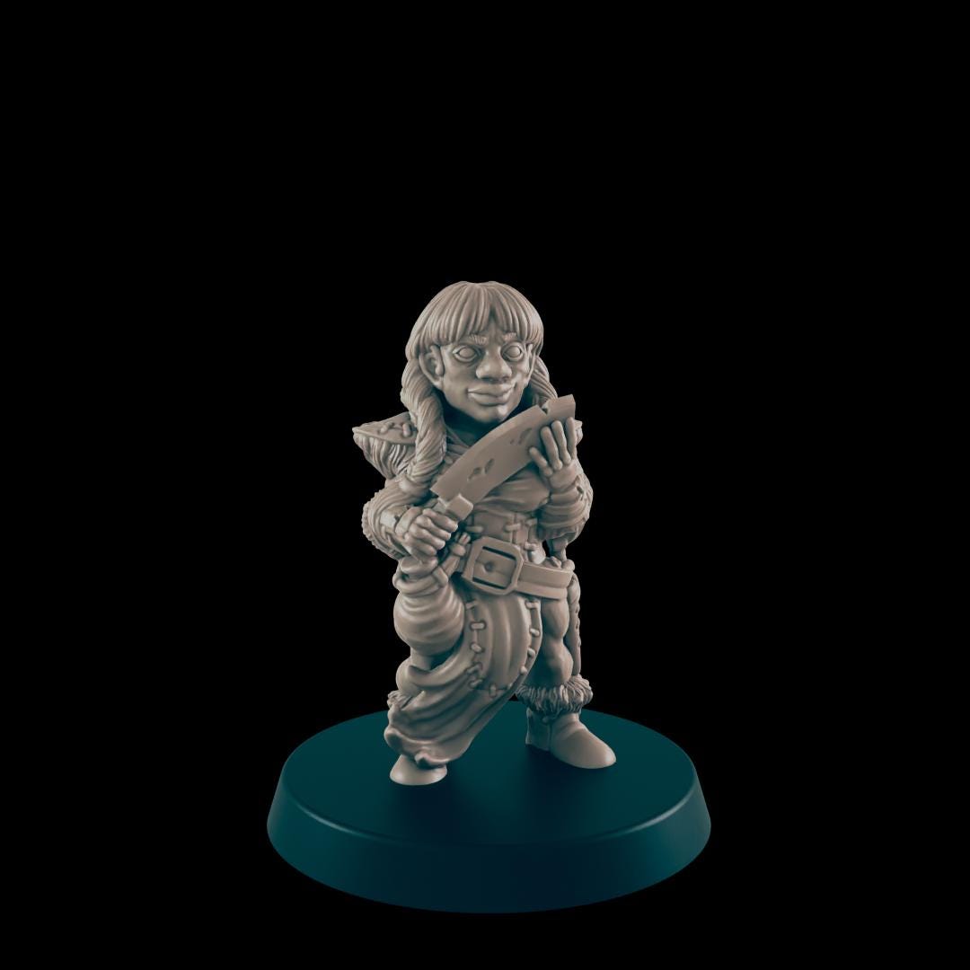 Kiss of Death Female Assassins | 25mm - 100mm Scale | DnD | EC3D Fantasy Mini | Everyday Folk