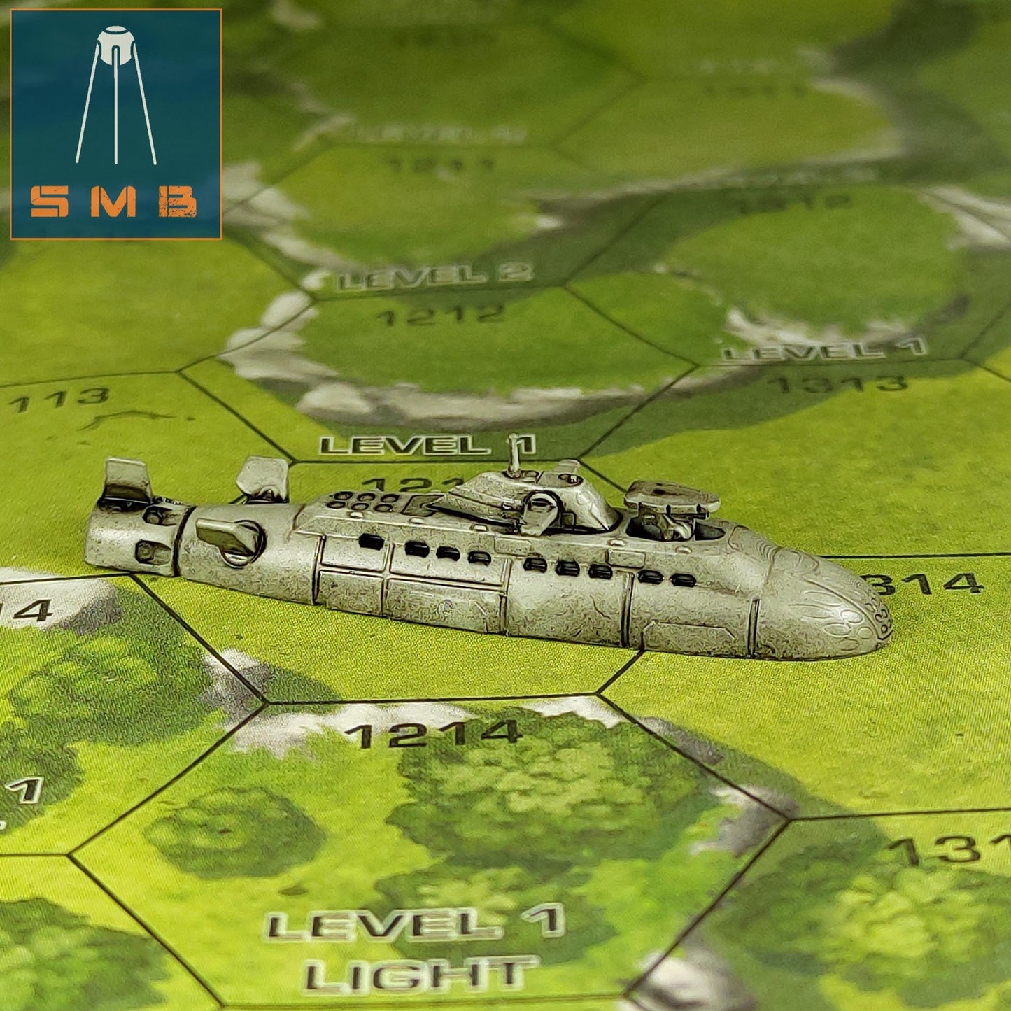 Submarine N | 1:265 | 285 | 6mm Battletech Scale | Sir Mortimer