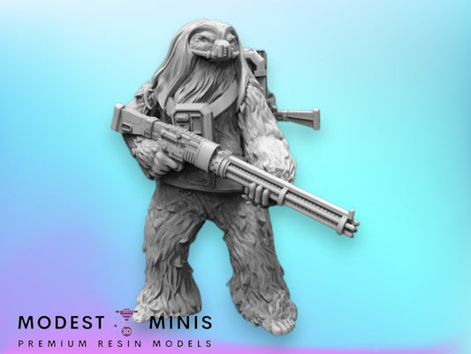 Yeti Partisan - 28mm - 40mm Scale | DnD | Star Wars Legion Mini