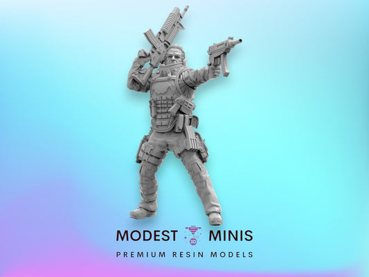 Warzone B Punisher- 40mm  Miniature | Crisis Protocol Proxy | Trident