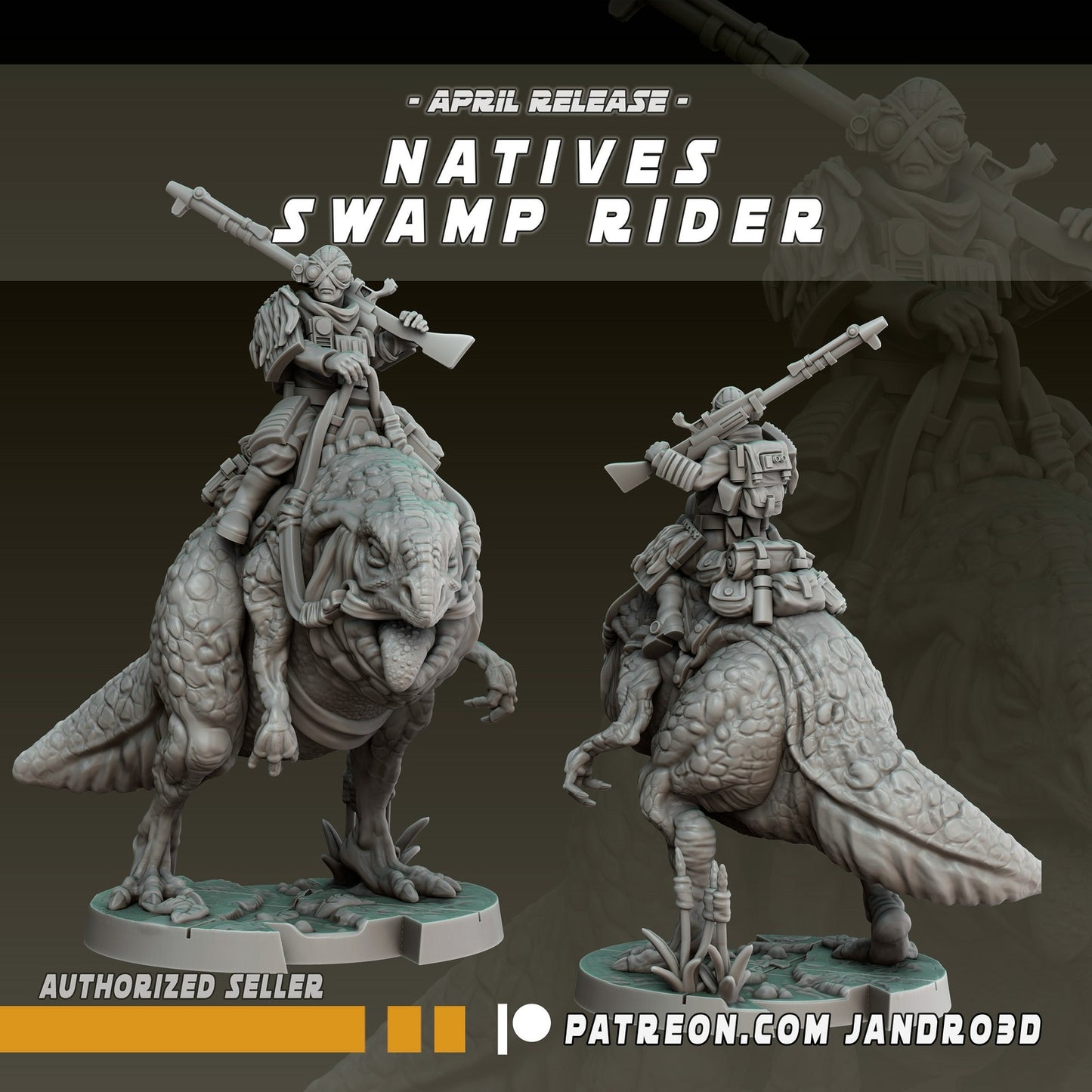 Swamp Riders - 28mm - 40mm Scale | Jandro | Star Wars Legion Mini