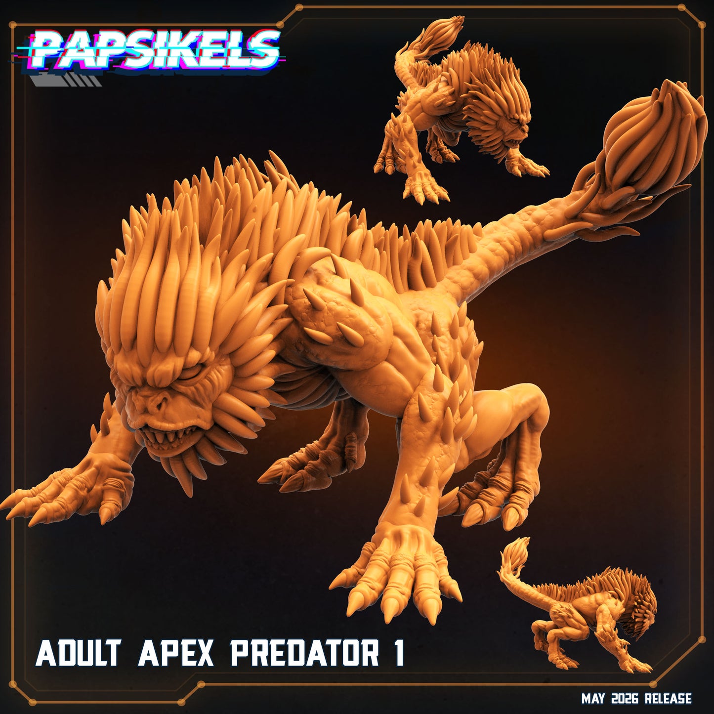 Adult Apex Predator - 32mm Scale Sci Fi Aliens vs Predator | Papsikels