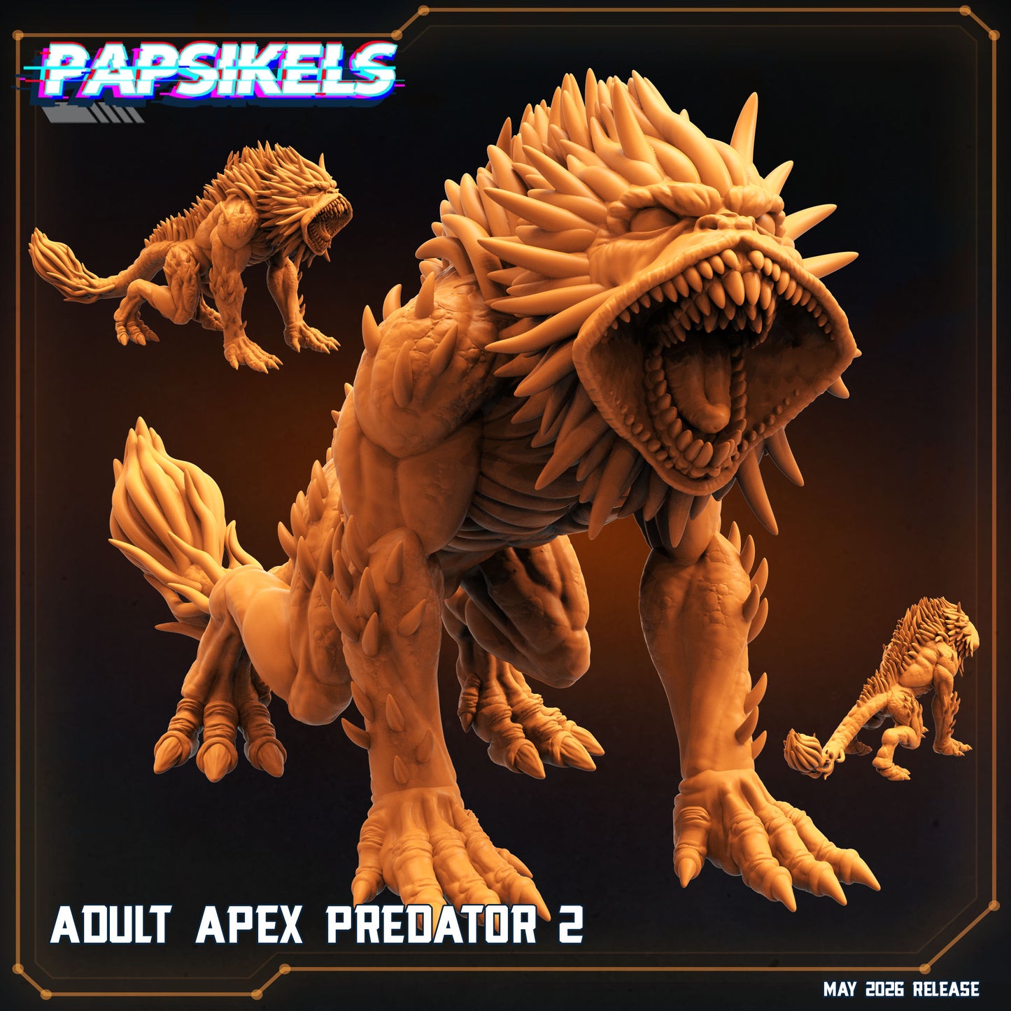 Adult Apex Predator - 32mm Scale Sci Fi Aliens vs Predator | Papsikels