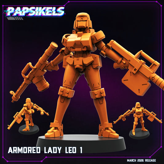 Armored Lady LEO - 32mm Scale Gundam Proxy | Papsikels