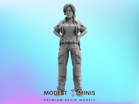 Acting Captain - 28mm+ Scale Aliens Miniature | Sci fi | Papsikels