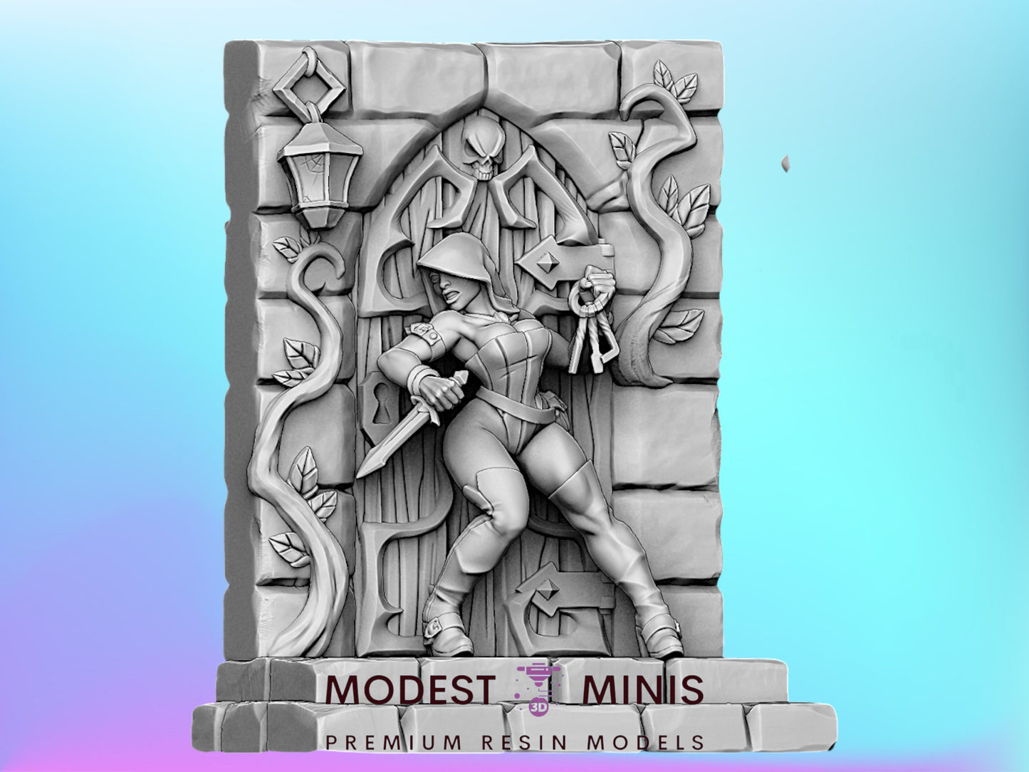 Adriana Pinup | 28mm - 75mm Scale Resin Minis | DnD | Artisan Guild Thieves Guild