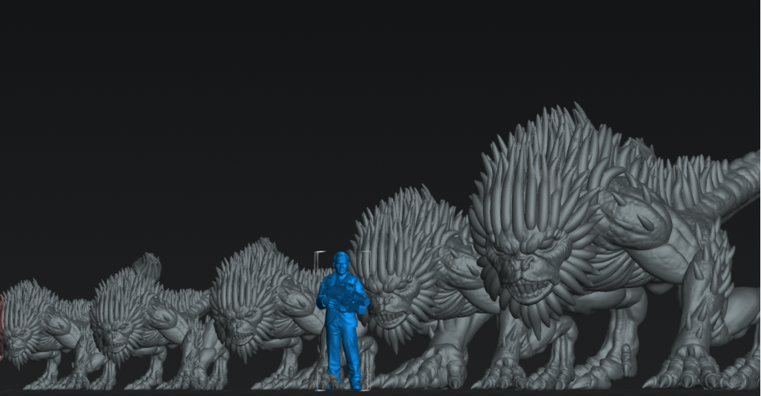Adult Apex Predator - 32mm Scale Sci Fi Aliens vs Predator | Papsikels