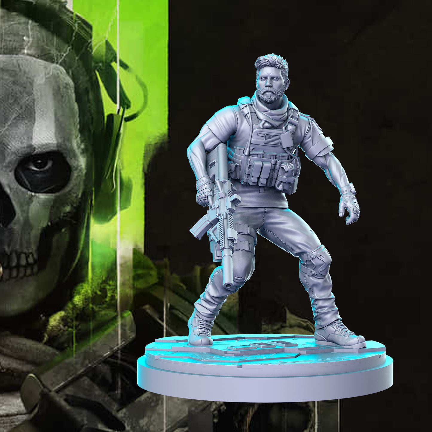 5pc Modern Warfare 1 - 28mm Scale Resin Military Miniature | Zona Alfa | Spectre Ops RN Estudio