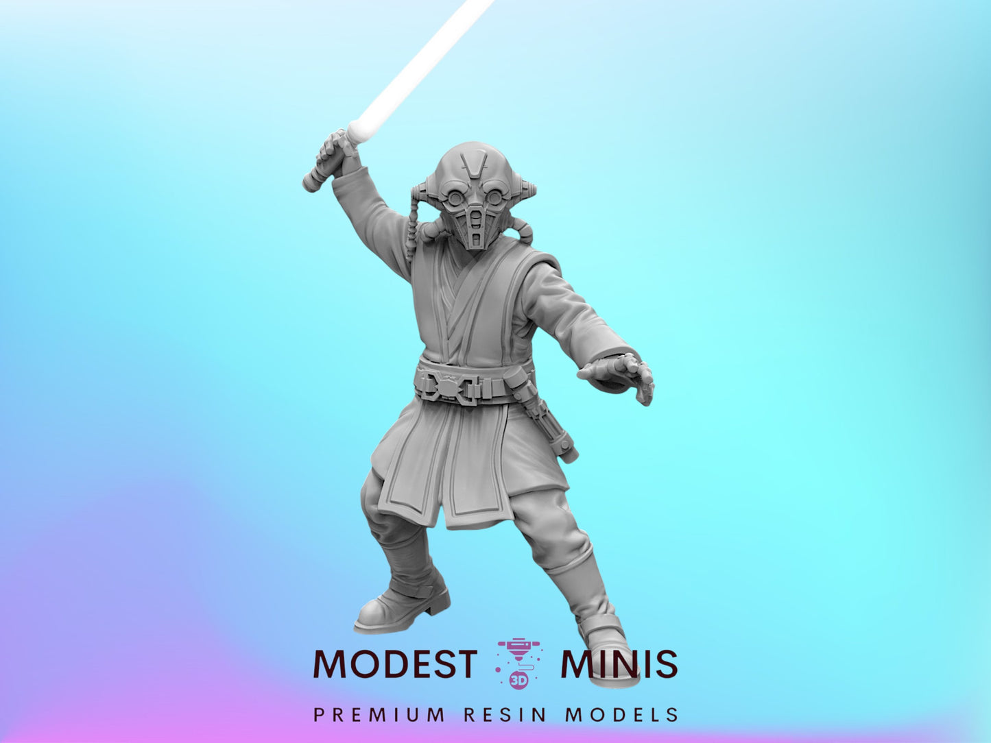 Mystical Apprentice Zero - 28mm - 40mm Scale  Black Remnant Star Wars Mini
