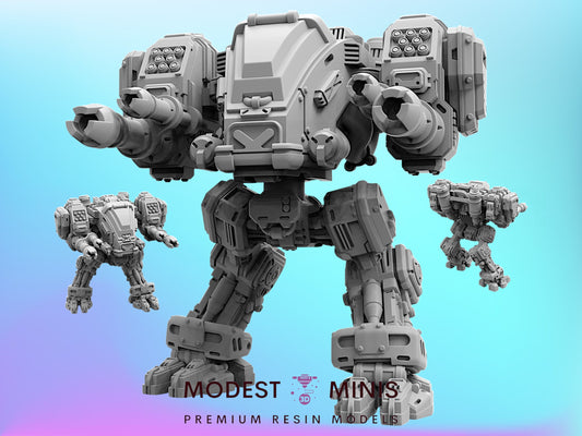 Armored Assault Walker | 28mm - 75mm Scale Aliens Miniature | Papsikel