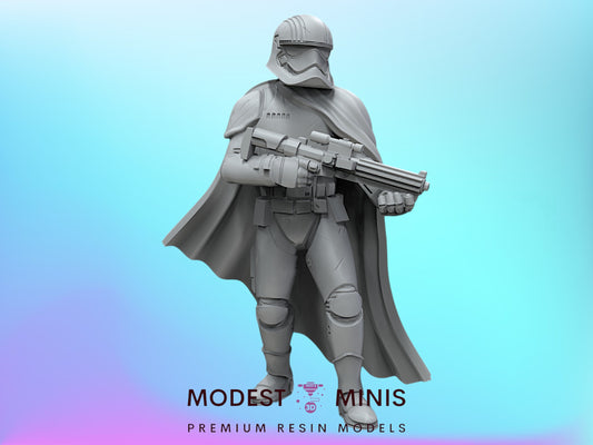 Authority Silver Commander - 28mm - 40mm Scale | Star Wars Mini