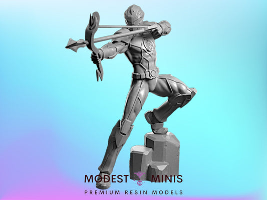 Azure Defender | Blue Ranger | Resin Miniature Proxy for Crisis Protocol | Legion