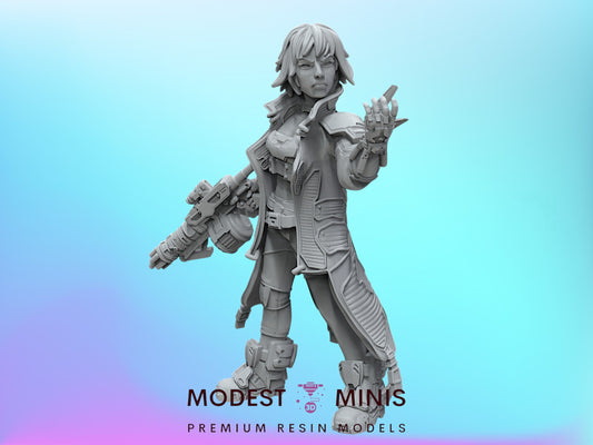 B4 Purple Siren - 28mm - 40mm Scale | Borderlands Mini