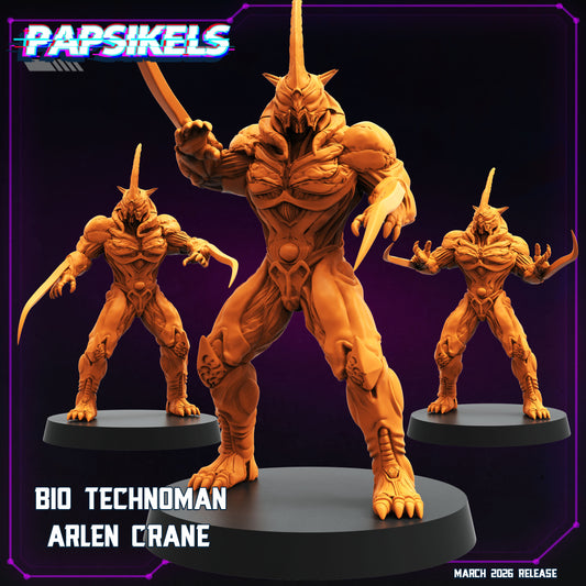 BIO Technoman Arlen Crane - 32mm Scale Guyver Proxy | Papsikels