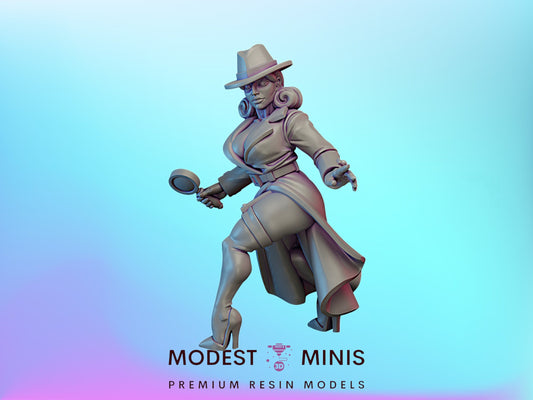 Female Detective Miniature