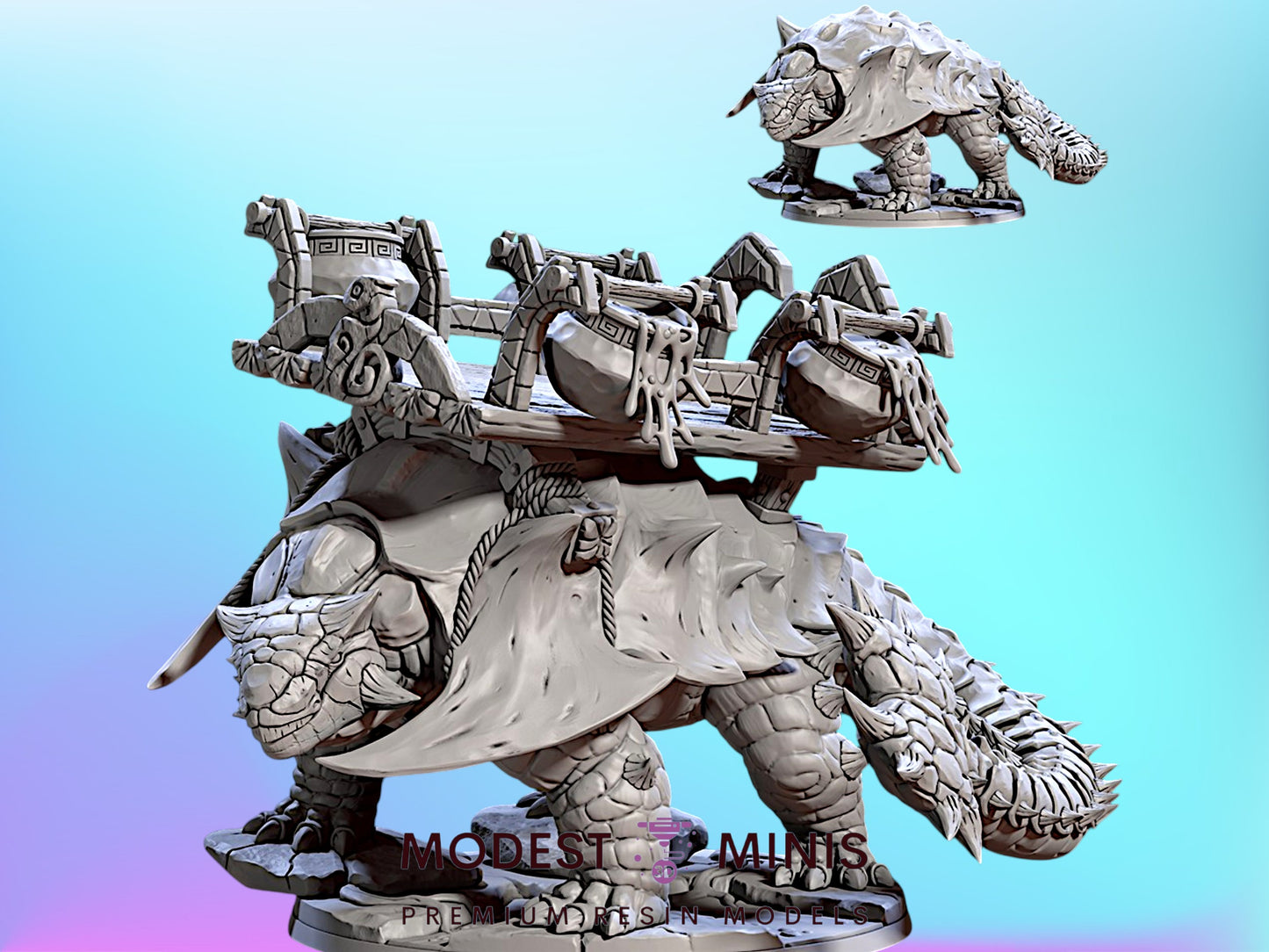 Falgor Bastion Wyvern | 28mm - 75mm Scale Resin Minis | DnD | Frostgrave Artisan Guild