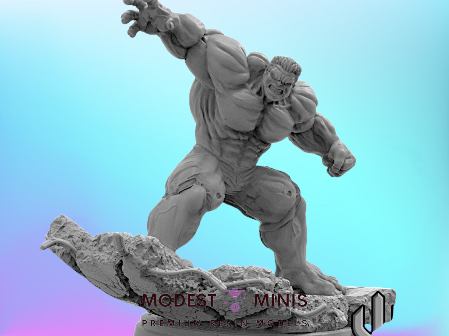 65mm Big Red - 40mm  Miniature | Crisis Protocol Proxy | Trident