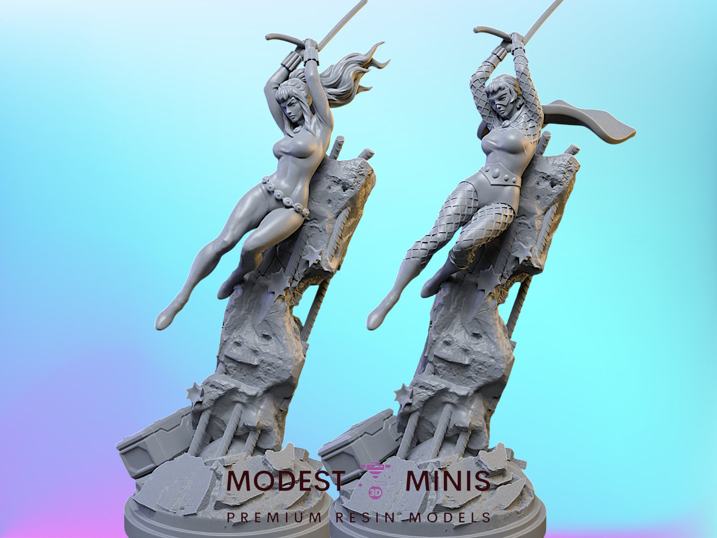 Silver Age Black Widow | 32mm - 40mm Mini | Crisis Protocol Proxy | Superhero | C27