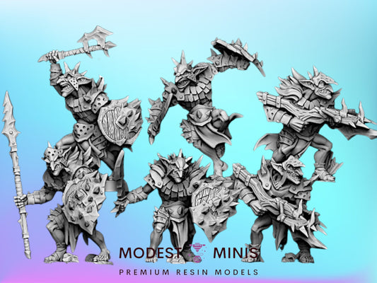 Blackrazor Hobgoblins | 28mm - 75mm Scale Resin Minis | DnD | Artisan Guild