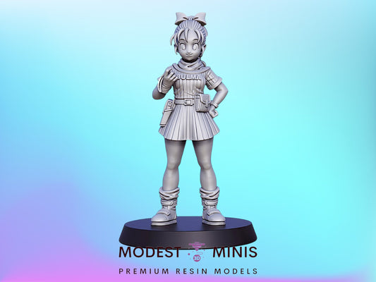 DBZ Bloomin Genius - 32mm Scale DnD Miniature | Anime | JRPG Mini - RN Estudio