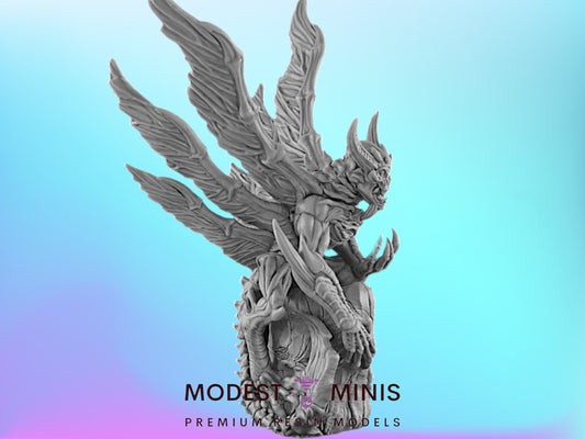 Bone Devil - 25mm - 75mm Scale | DnD | EC3D Fantasy Mini | Beasts and Baddies