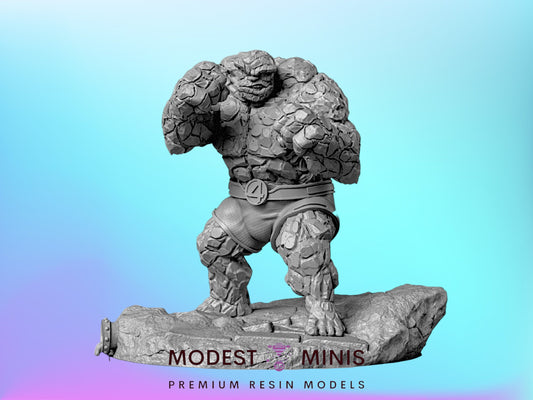 Nervous Boulder Thing | 32mm - 40mm Mini | Crisis Protocol Proxy | Superhero | Hall of Heroes