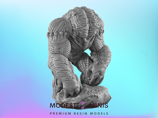 Brain Golem - 25mm - 75mm Scale | DnD | EC3D Fantasy Mini | Beasts and Baddies