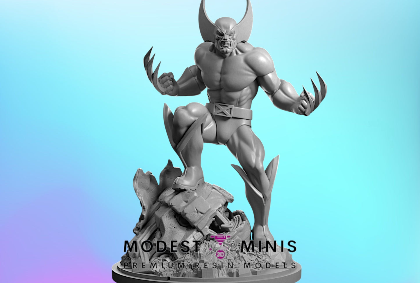 Legion Wolverine Brownsuit | Resin Miniature Proxy for Crisis Protocol