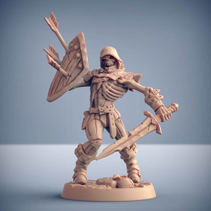Oldburg Fallen Skeletons | 28mm - 75mm Scale Resin Minis | DnD | Artisan Guild