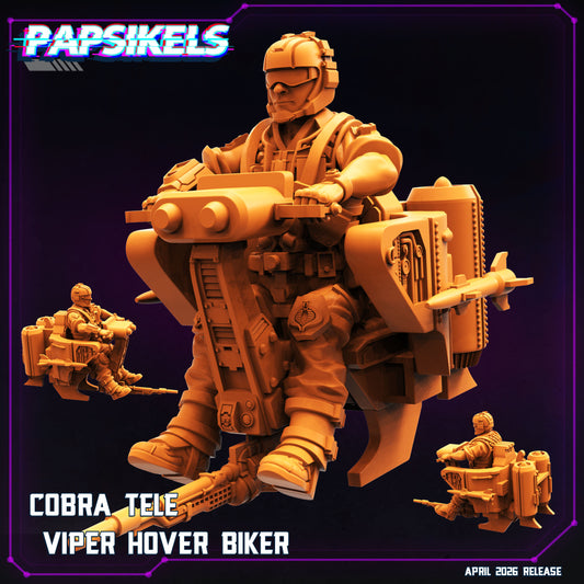 COBRA Tele Viper Hover Biker - 32mm Scale GI Joe Proxy | Papsikels