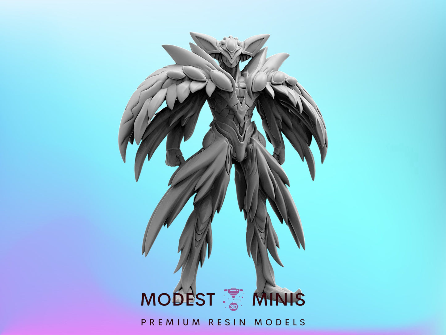 Papsilord Caerleon Battle Form - 32mm Scale Cyberpunk Mini | Guyver | Papsikels