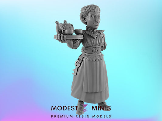 Caretaker | 25mm to 100mm Steampunk Mini | DnD | EC3D