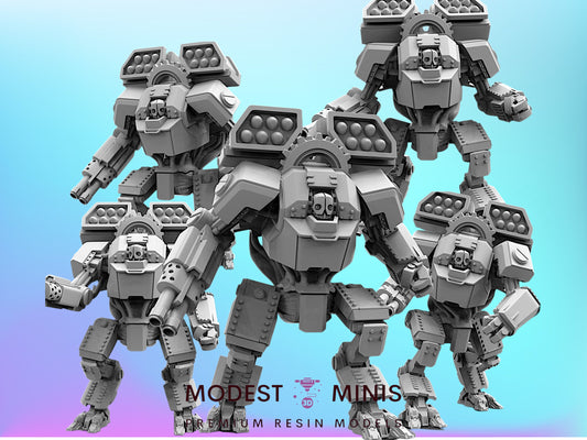 Compumaton Rocket Barragers - 32mm Scale Helldivers Proxy | Papsikels