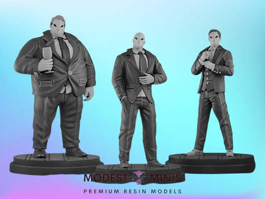 Court of Owls | 32mm - 40mm Mini | Crisis Protocol Proxy | Superhero | Hall of Heroes