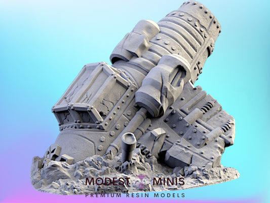 Crashed Plane 01 | 28mm - 54mm Scale | Survivor Terrain | Badlands Terrain | Txarli