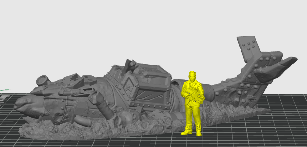 Crashed Plane Debris