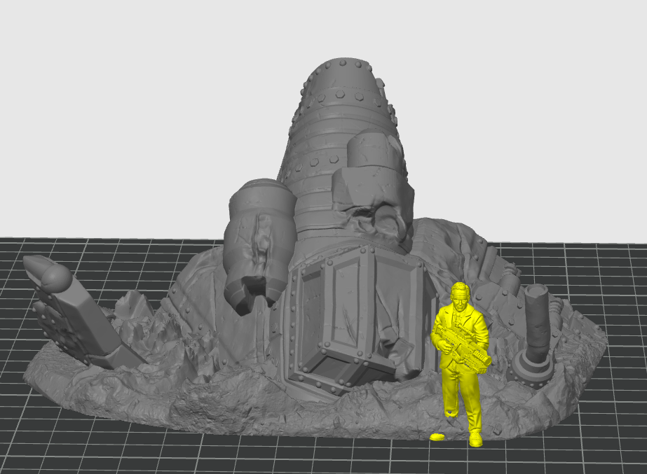 Crashed Plane Debris Terrain