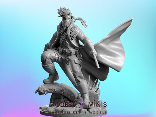 Crimson Operative | Grifter | Resin Miniature Proxy for Crisis Protocol | Legion