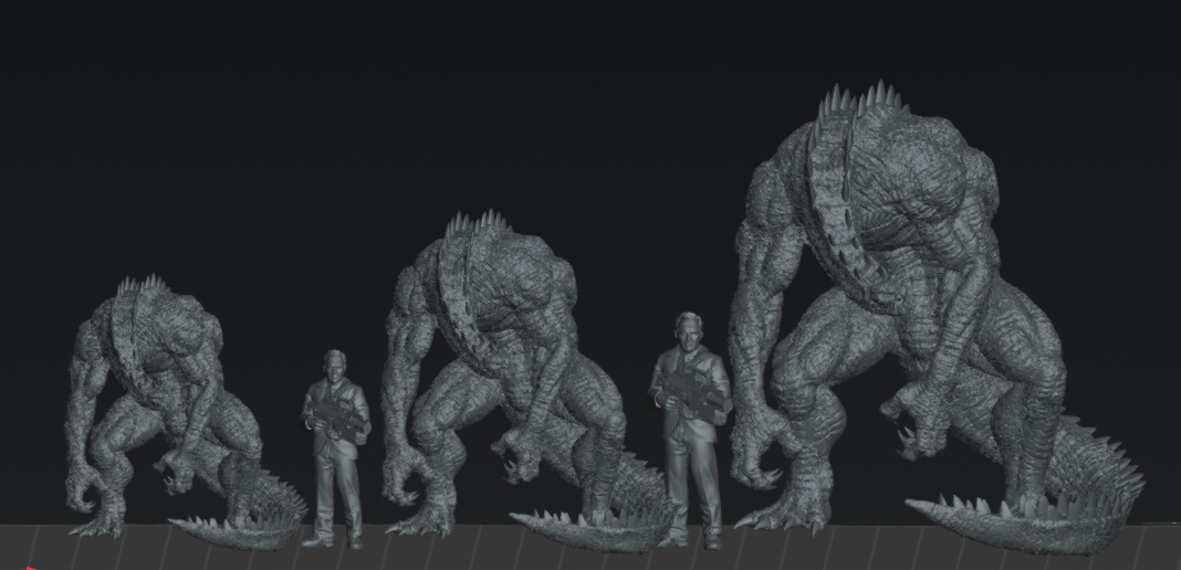 Absolute Croc | 32mm - 40mm Mini | Crisis Protocol Proxy | Superhero | Hall of Heroes