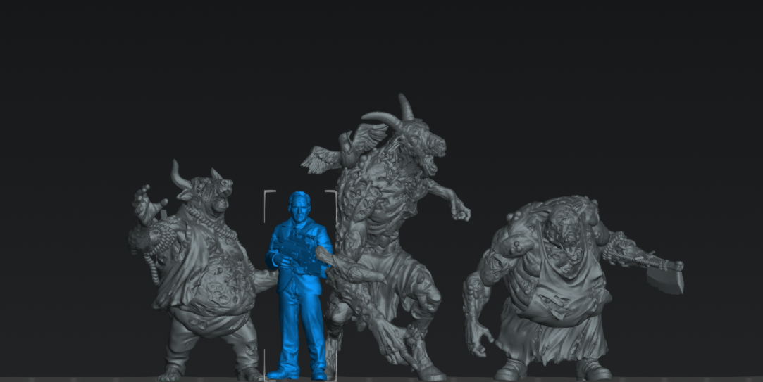 Cultist Zombies | 28mm - 100mm Scale Resin Mini | Zombicide | Vaultz