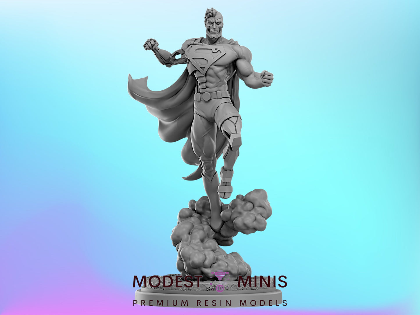 Cyborg Supes | 32mm - 40mm Mini | Crisis Protocol Proxy | Superhero | Hall of Heroes